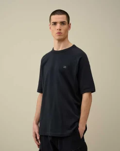 30/1 Sponge Fleece Short Sleeved Sweatshirt^C.P. Company Cheap