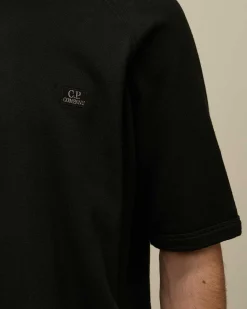 30/1 Sponge Fleece Short Sleeved Sweatshirt^C.P. Company Clearance
