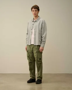 Broken Linen/Cotton Pocket Shirt^C.P. Company Hot