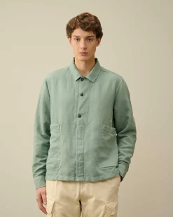 Broken Linen/Cotton Pocket Shirt^C.P. Company Best