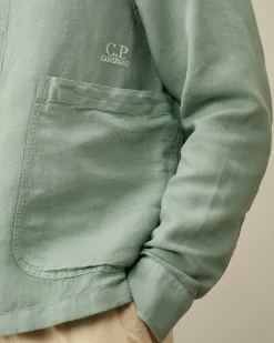 Broken Linen/Cotton Pocket Shirt^C.P. Company Best