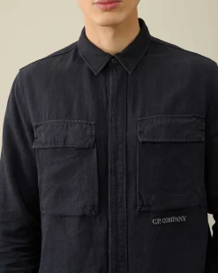 Broken Linen/Cotton Shirt^C.P. Company Fashion