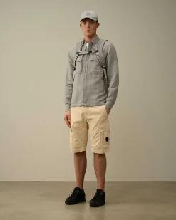 Broken Linen/Cotton Shirt^C.P. Company Outlet