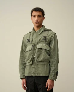 Chrome-R Goggle Utility Jacket^C.P. Company Shop
