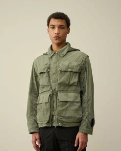 Chrome-R Goggle Utility Jacket^C.P. Company Shop