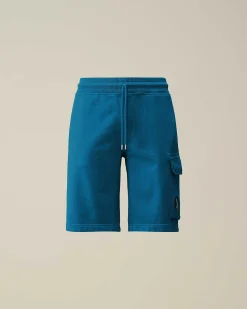 Cotton Diagonal Fleece Cargo Shorts^C.P. Company Fashion