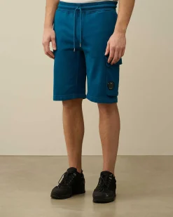 Cotton Diagonal Fleece Cargo Shorts^C.P. Company Fashion