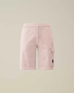 Cotton Diagonal Fleece Cargo Shorts^C.P. Company Best Sale