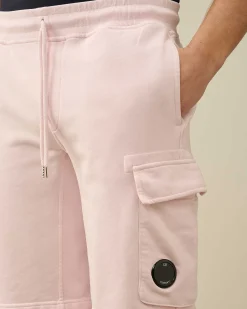 Cotton Diagonal Fleece Cargo Shorts^C.P. Company Best Sale