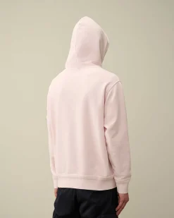Cotton Diagonal Fleece Lens Hoodie^C.P. Company New