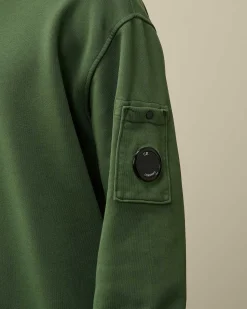 Cotton Diagonal Fleece Lens Sweatshirt^C.P. Company Online