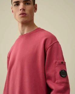 Cotton Diagonal Fleece Lens Sweatshirt^C.P. Company Flash Sale