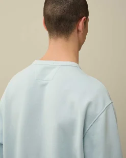 Cotton Diagonal Fleece Logo Sweatshirt^C.P. Company Fashion