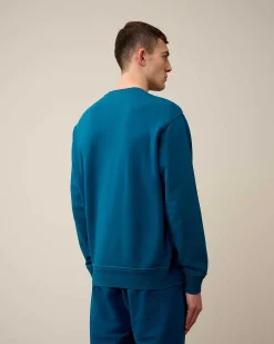 Cotton Diagonal Fleece Logo Sweatshirt^C.P. Company Best