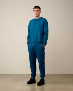 Cotton Diagonal Fleece Logo Sweatshirt^C.P. Company Best