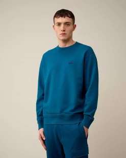 Cotton Diagonal Fleece Logo Sweatshirt^C.P. Company Best