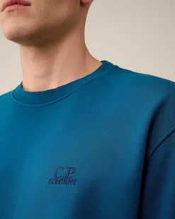 Cotton Diagonal Fleece Logo Sweatshirt^C.P. Company Best