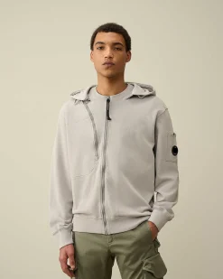 Cotton Fleece Hooded Sweatshirt^C.P. Company Online