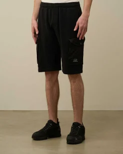 Cotton Fleece Mixed Cargo Shorts^C.P. Company Outlet