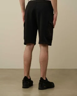 Cotton Fleece Mixed Cargo Shorts^C.P. Company Outlet