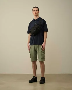 Cotton Fleece Mixed Cargo Shorts^C.P. Company Best Sale