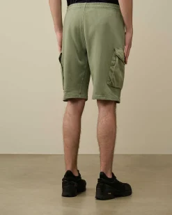Cotton Fleece Mixed Cargo Shorts^C.P. Company Best Sale