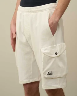 Cotton Fleece Mixed Cargo Shorts^C.P. Company Clearance