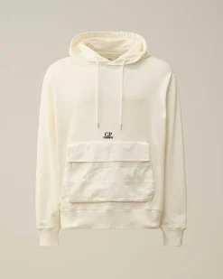 Cotton Fleece Mixed Hoodie^C.P. Company Shop
