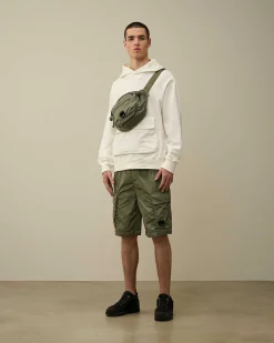 Cotton Fleece Mixed Hoodie^C.P. Company Shop