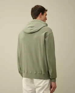 Cotton Fleece Mixed Hoodie^C.P. Company Discount