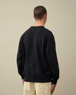 Cotton Fleece Mixed Sweatshirt^C.P. Company Clearance