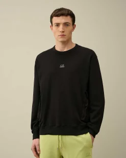 Cotton Fleece Mixed Sweatshirt^C.P. Company Outlet