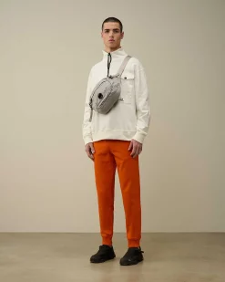 Cotton Fleece Mixed Zipped Sweatshirt^C.P. Company Best