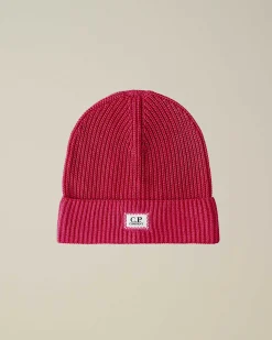 Cotton Logo Beanie^C.P. Company Fashion