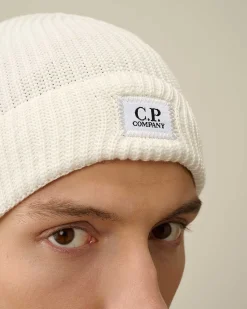 Cotton Logo Beanie^C.P. Company Store