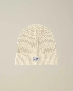 Cotton Logo Beanie^C.P. Company Store
