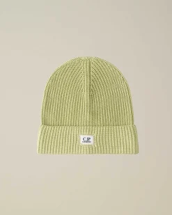 Cotton Logo Beanie^C.P. Company Hot