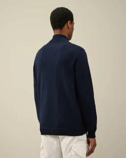 Cotton Mixed Bomber Knit^C.P. Company Fashion