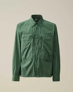 Cotton Popeline Overshirt^C.P. Company Cheap