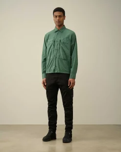 Cotton Popeline Overshirt^C.P. Company Cheap
