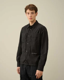 Cotton Popeline Overshirt^C.P. Company Cheap
