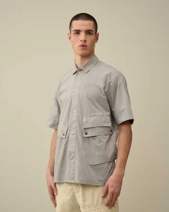 Cotton Popeline Pocket Shirt^C.P. Company Clearance