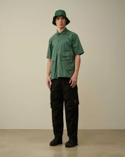 Cotton Popeline Pocket Shirt^C.P. Company Discount