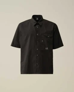 Cotton Popeline Short Sleeved Shirt^C.P. Company Best