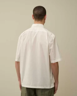 Cotton Popeline Short Sleeved Shirt^C.P. Company Sale