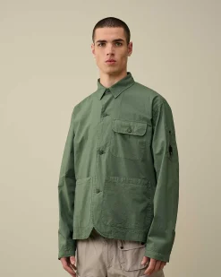 Cotton Popeline Workwear Shirt^C.P. Company Best Sale