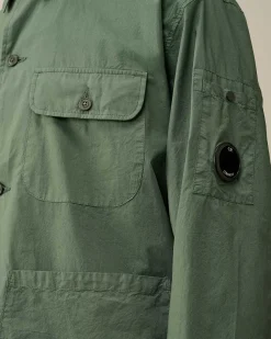 Cotton Popeline Workwear Shirt^C.P. Company Best Sale
