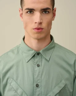 Cotton Rip-Stop Pocket Shirt^C.P. Company Fashion