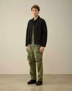 Cotton/Linen Overshirt^C.P. Company Sale