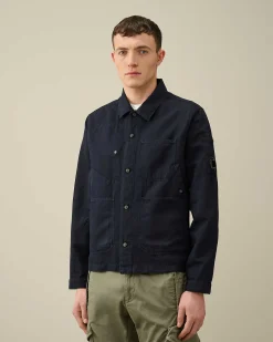 Cotton/Linen Overshirt^C.P. Company Outlet